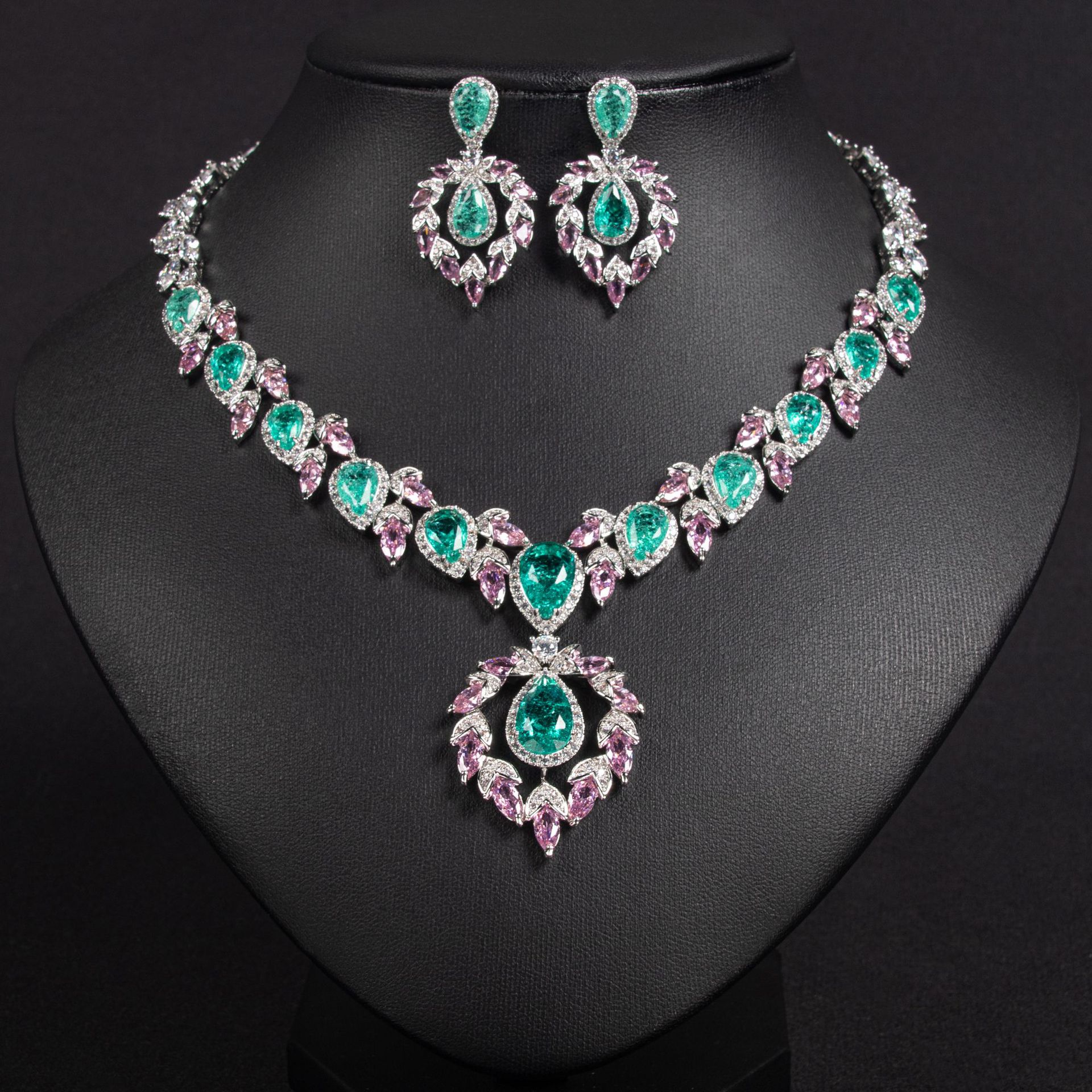 New Luxury Zircon Jewelry Set