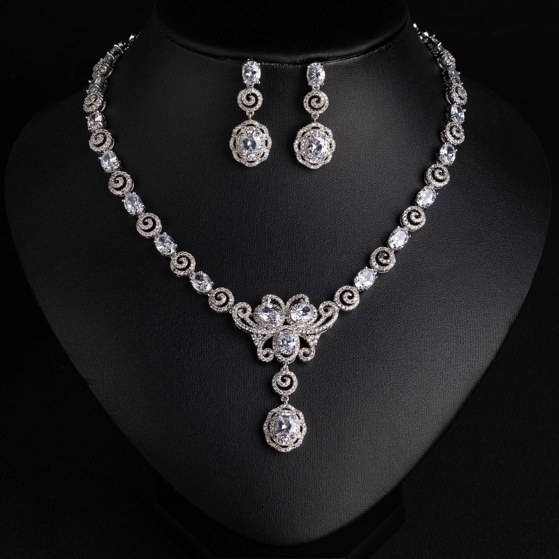 Zircon jewelry set#LYTJ29229