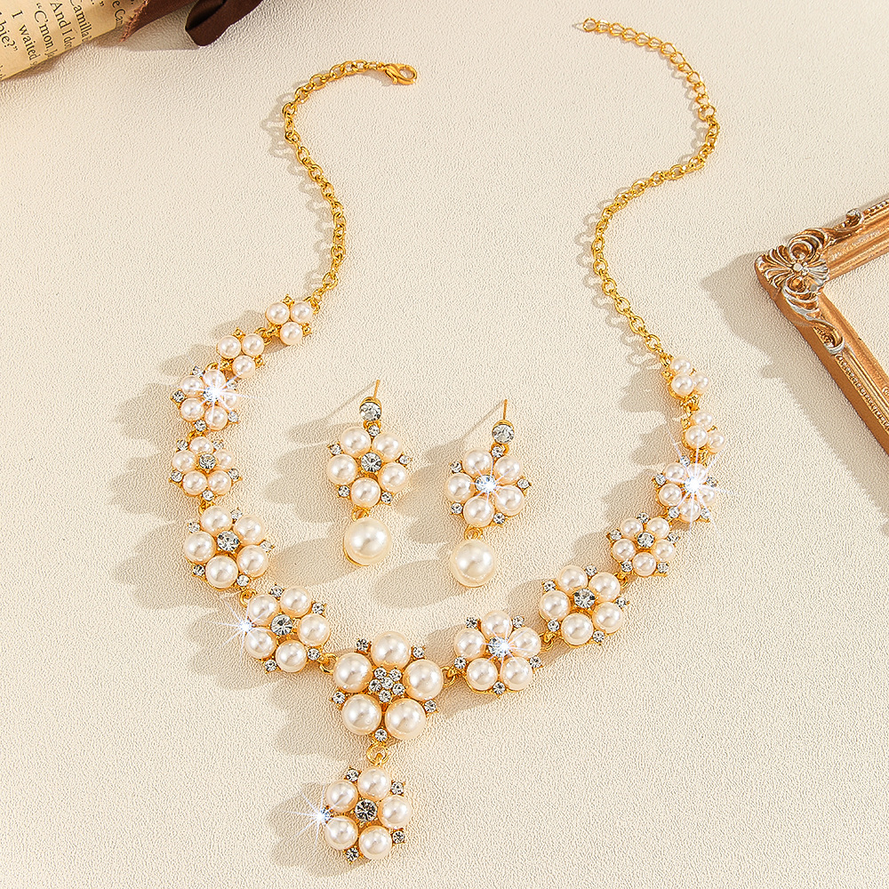 2-piece crystal jewelry set#TL0015
