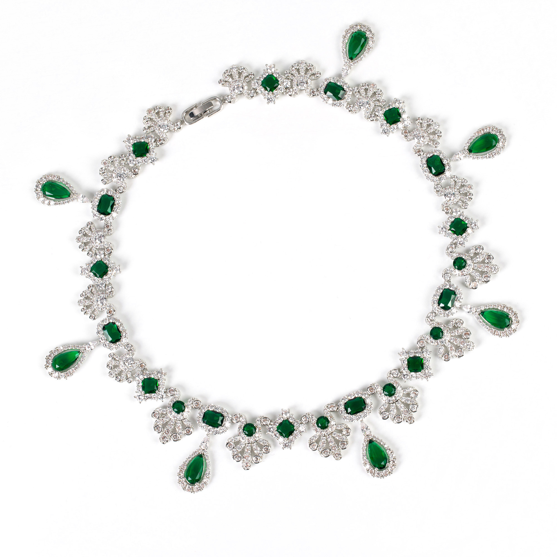 New Louvre Collection Teardrop Zirconia Jewelry Set