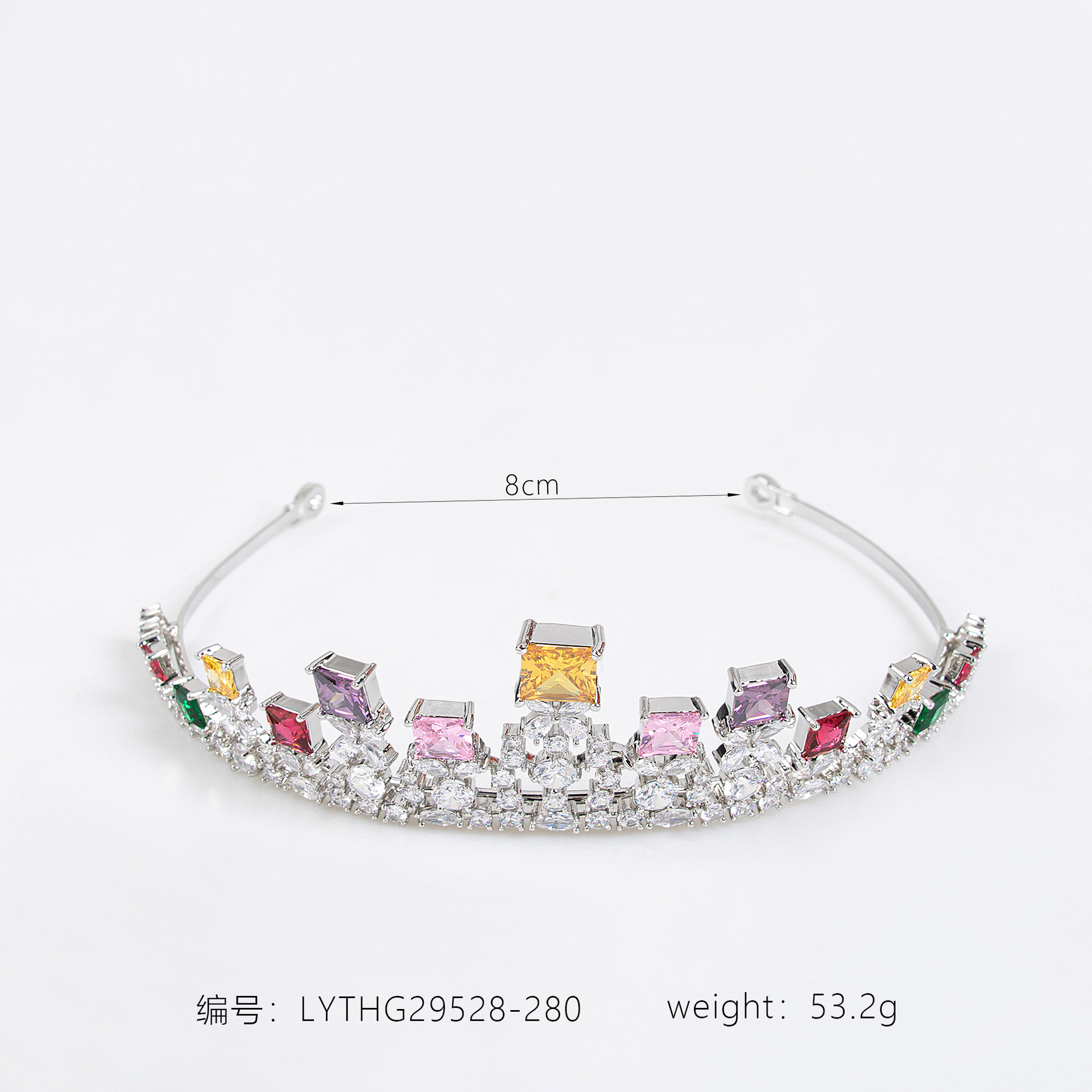 New high quality elegant style zircon crown