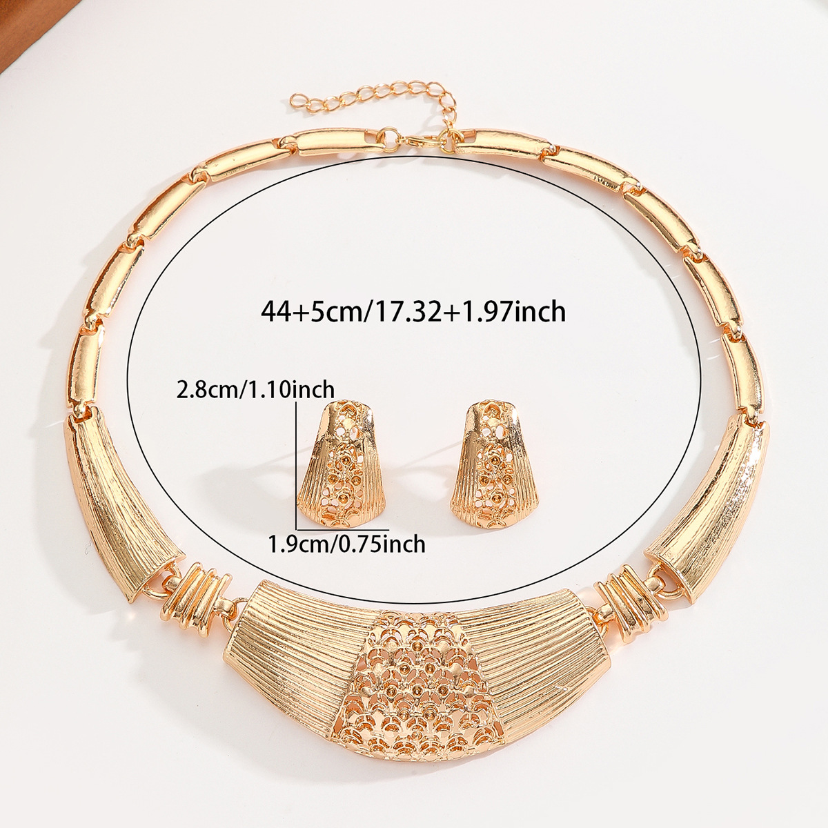 2-piece crystal jewelry set#TL4010