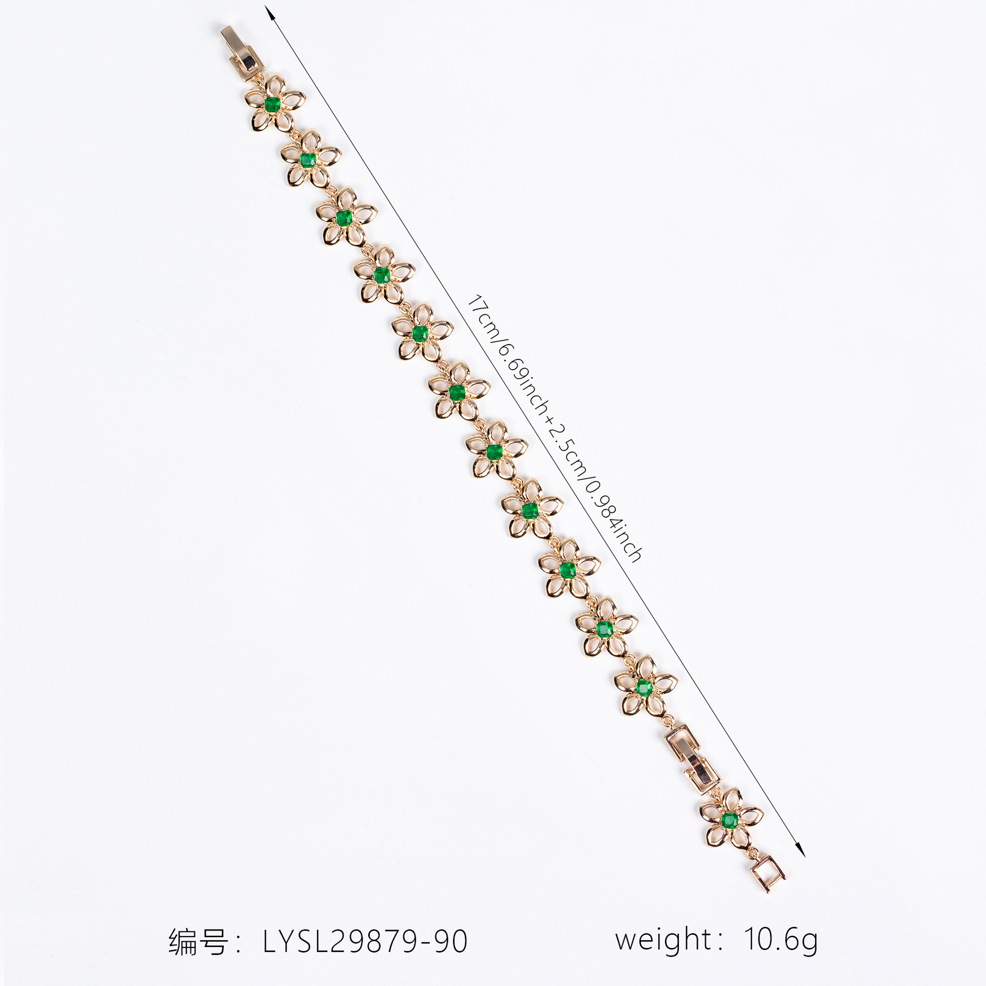 New style flower high quality zircon bracelet