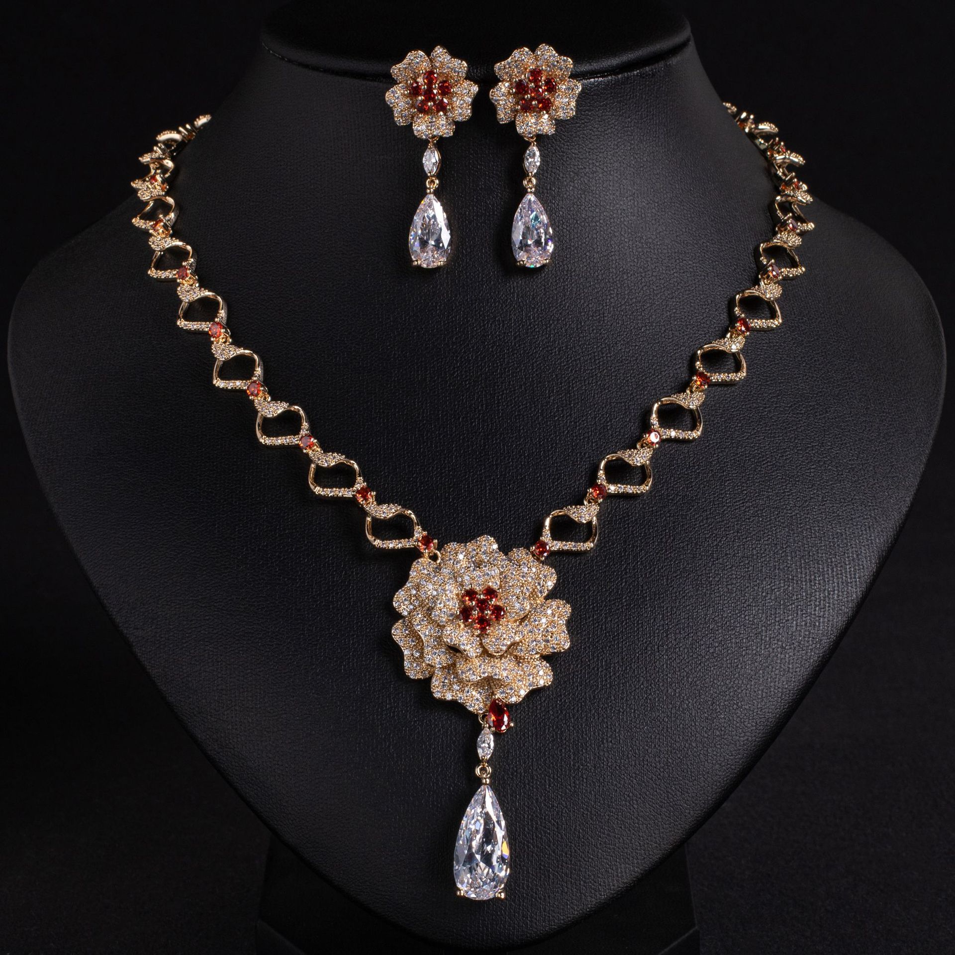Zircon jewelry set