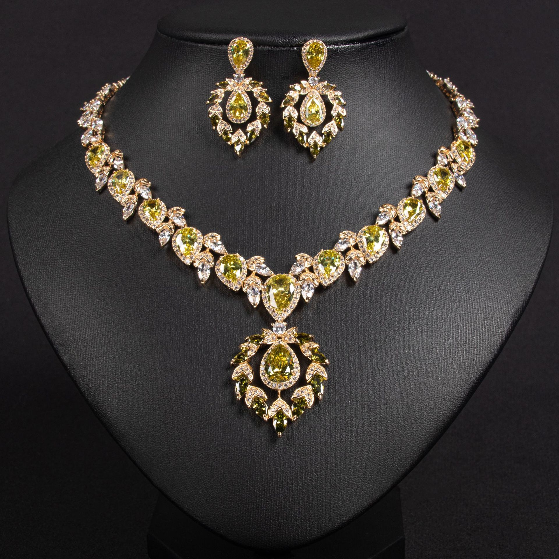 New Luxury Zircon Jewelry Set