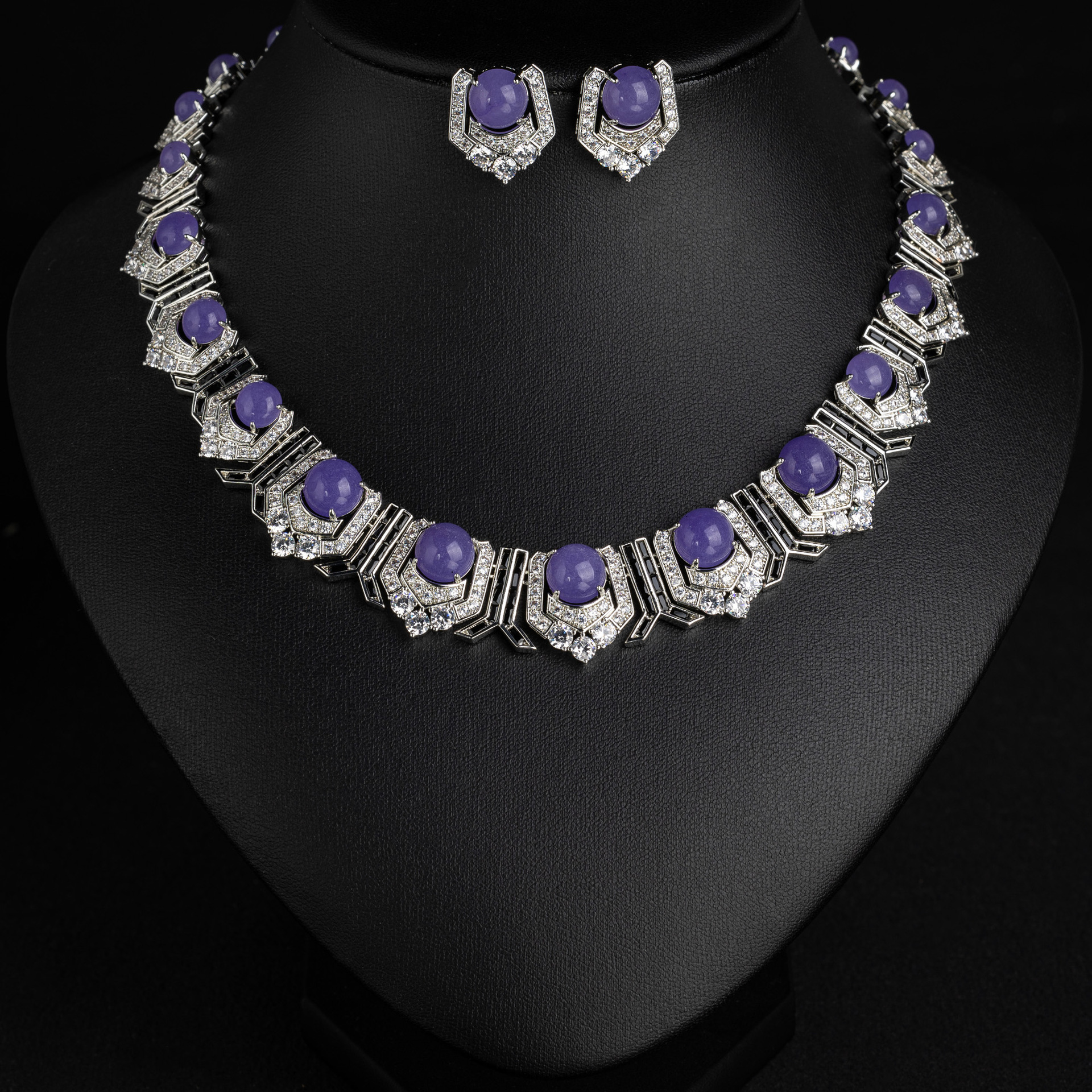 Zircon jewelry set