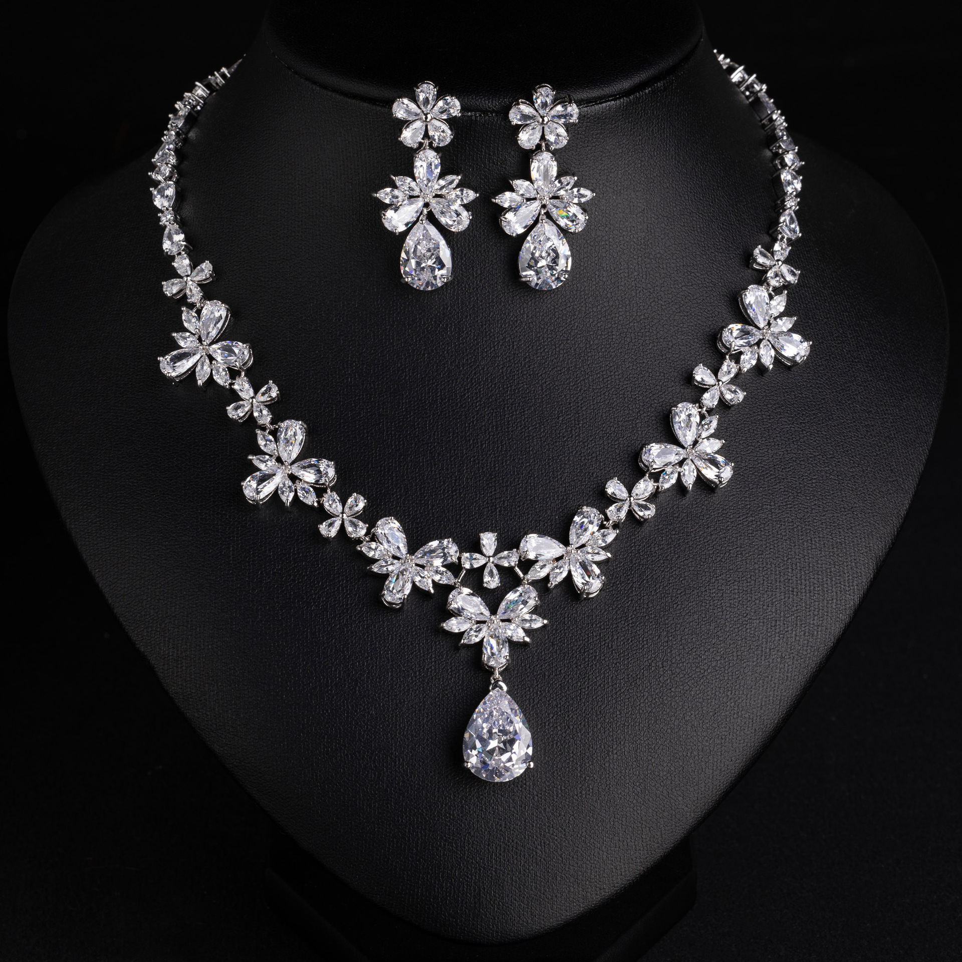 Zircon jewelry set#LYTJ29143