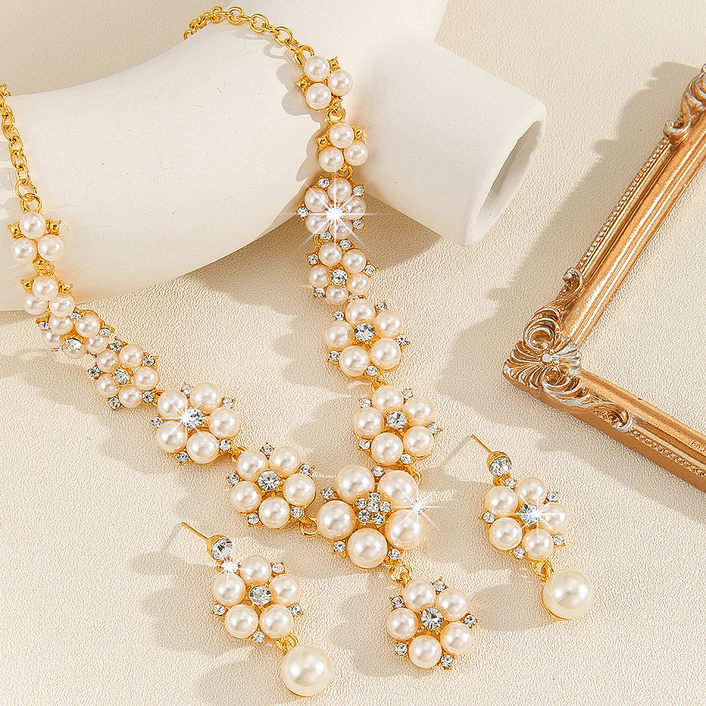 2-piece crystal jewelry set#TL0015