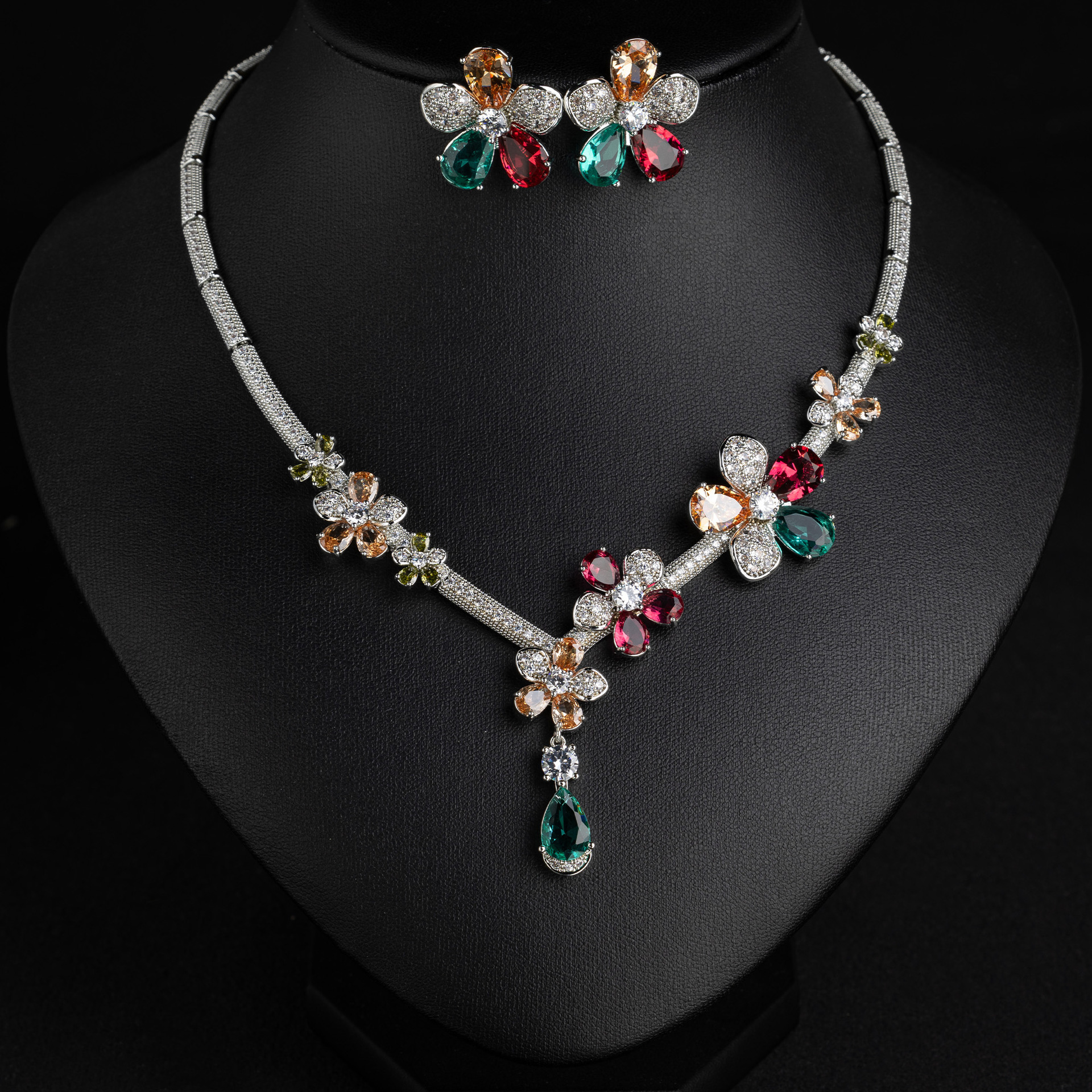 Zircon jewelry set