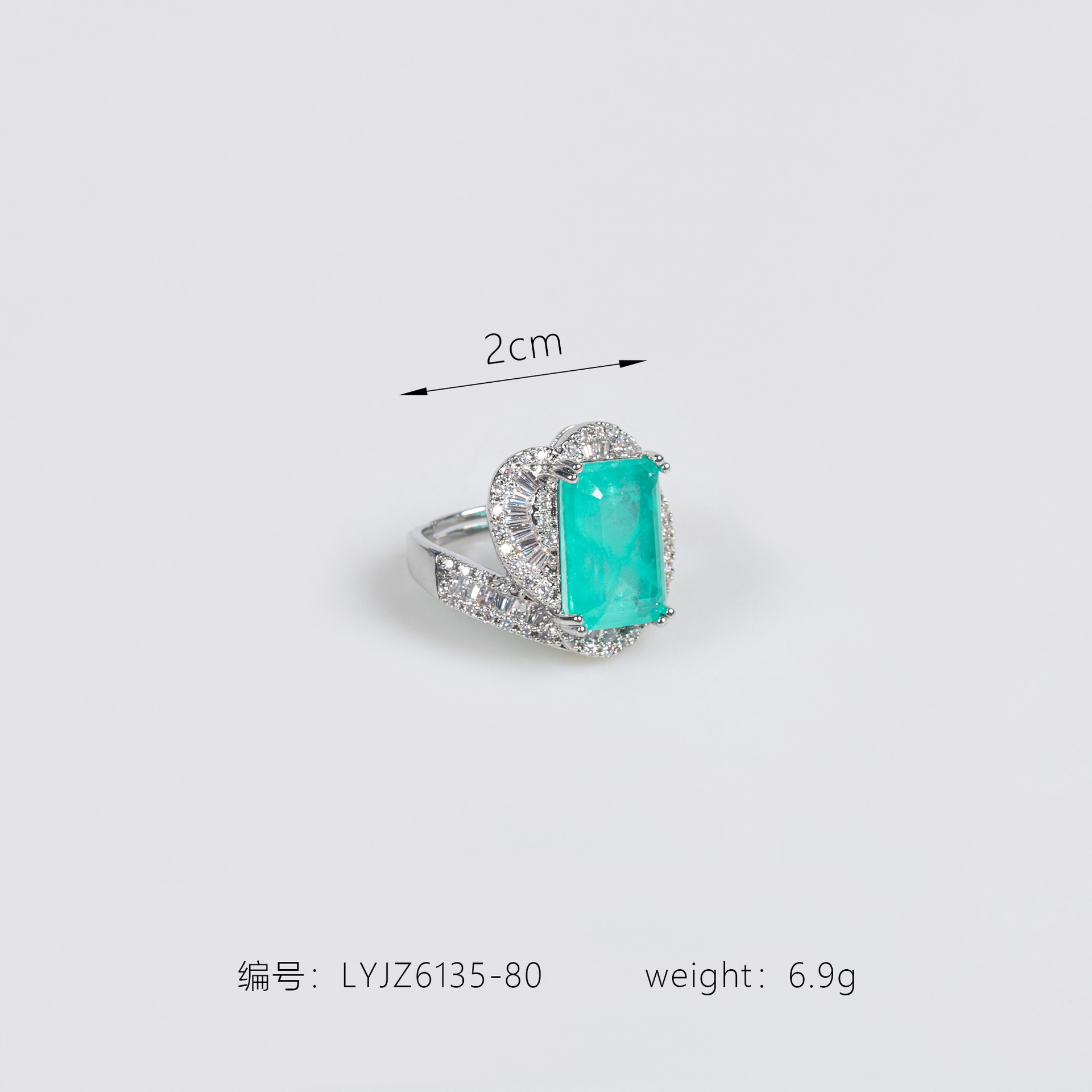 New high quality creative zircon ring