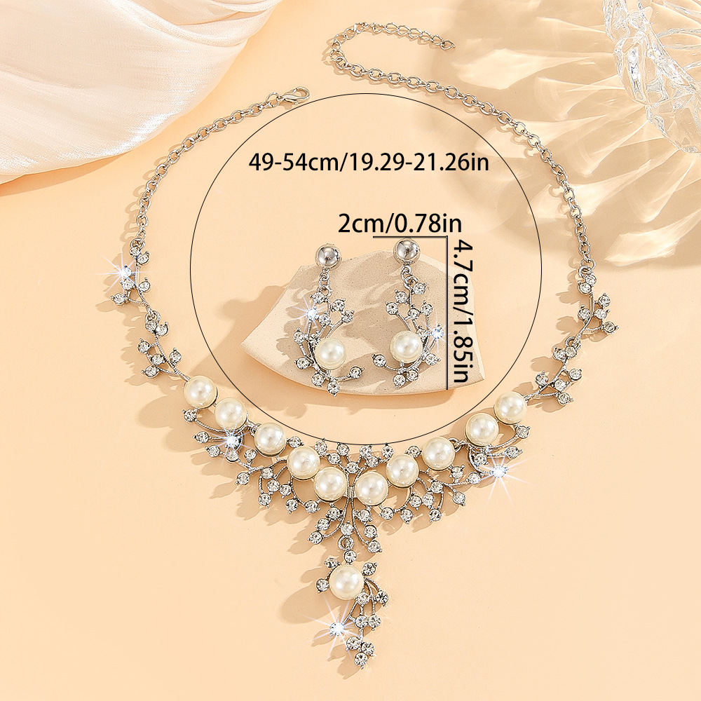 2-piece crystal jewelry set#TL0002