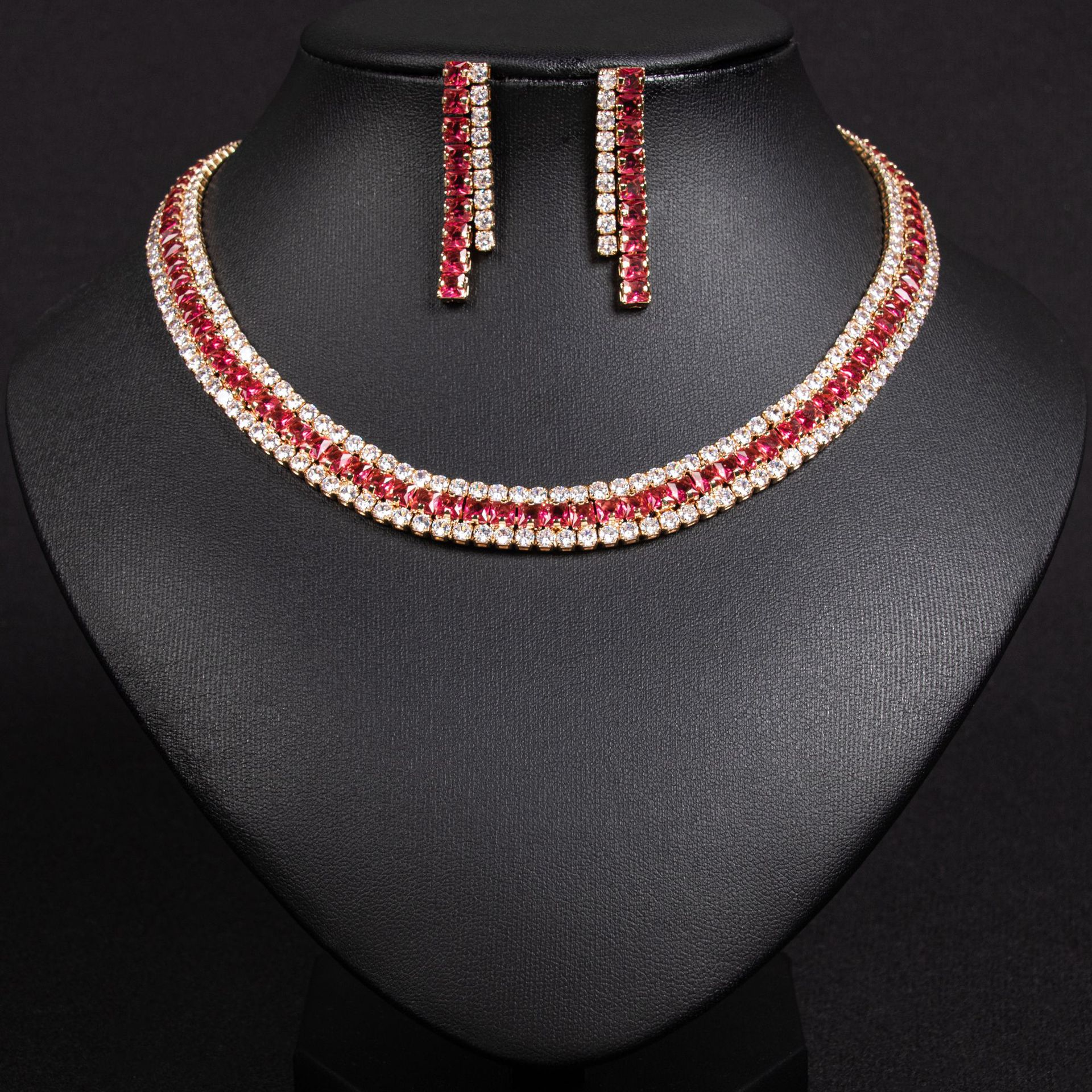Zircon jewelry set