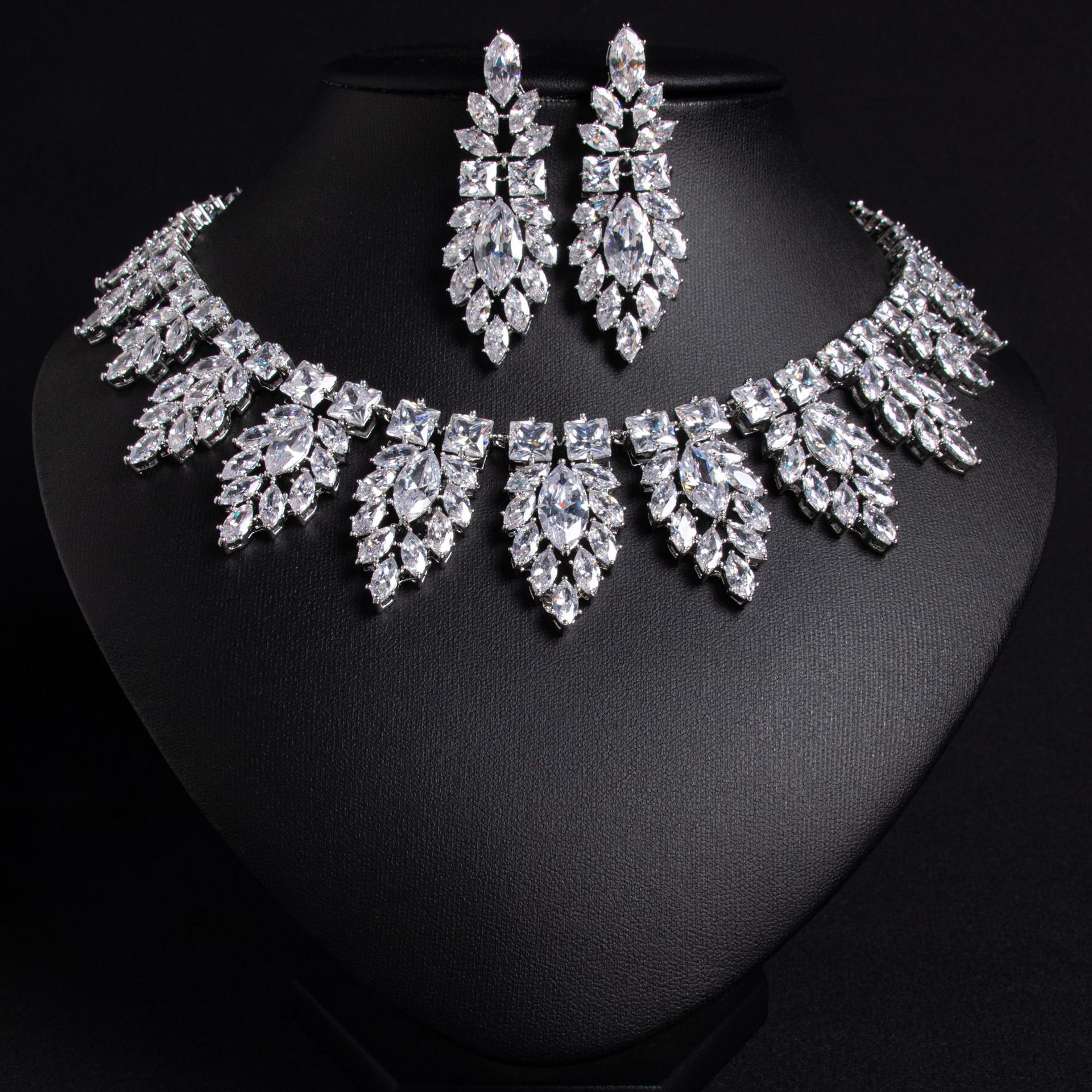 New hot selling American zircon jewelry sets