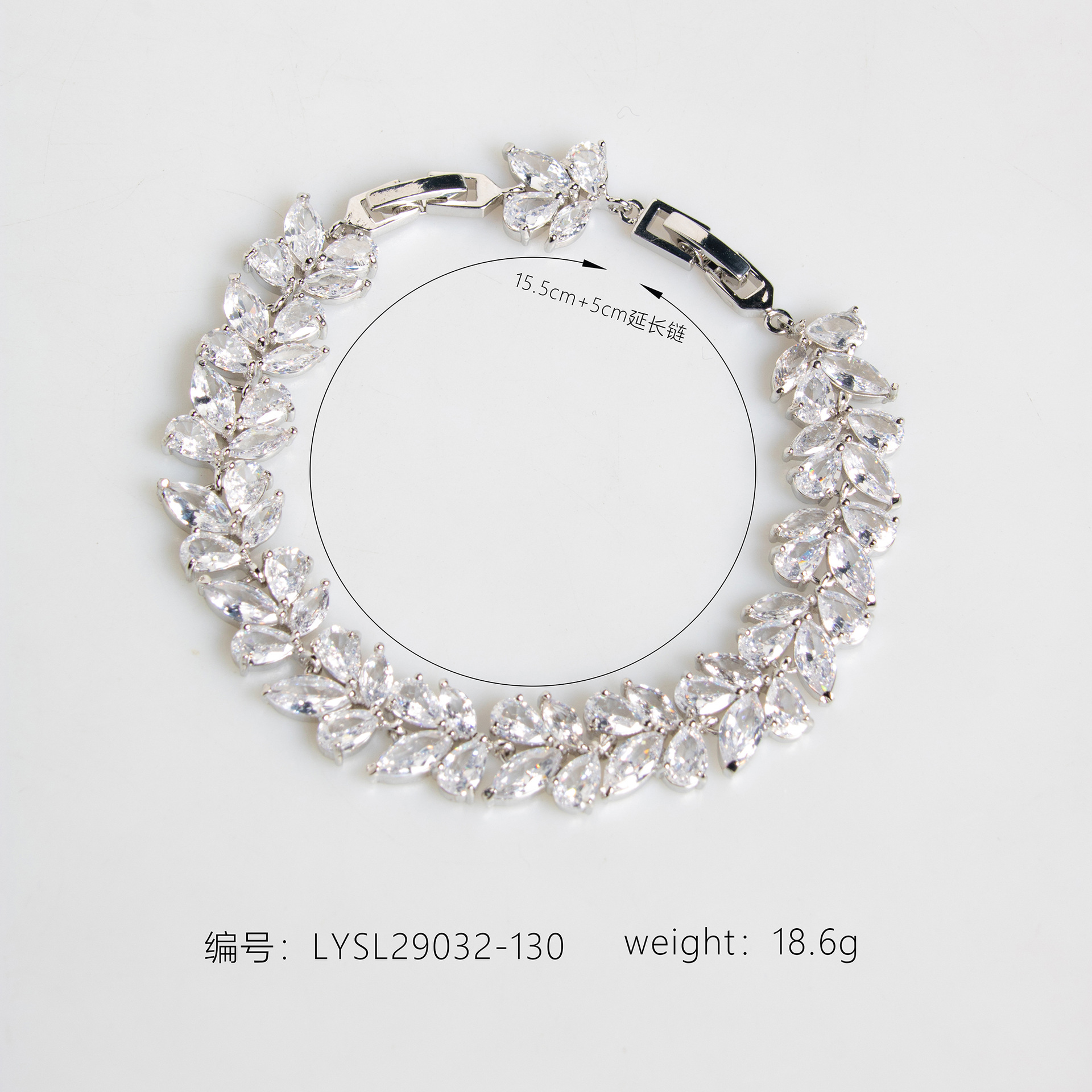 New creative wheat ear zircon bracelet