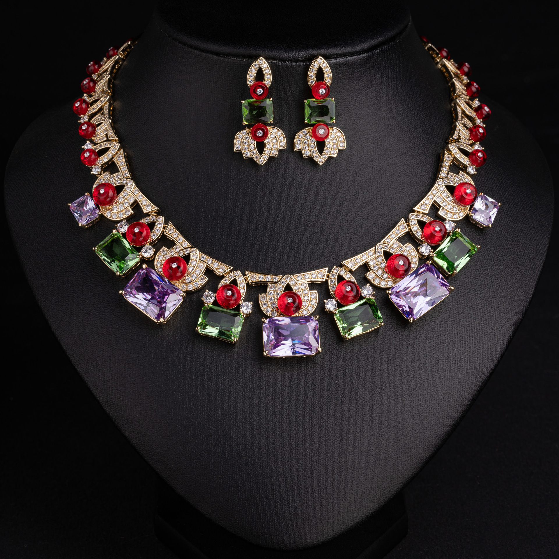 Zircon jewelry set