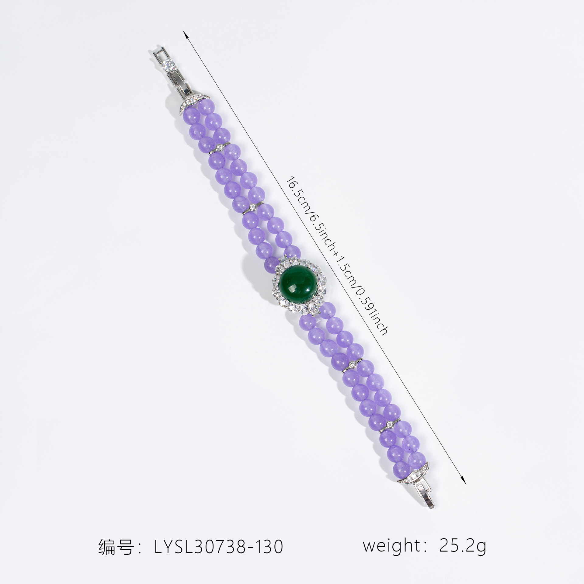 New elegant zircon bracelet