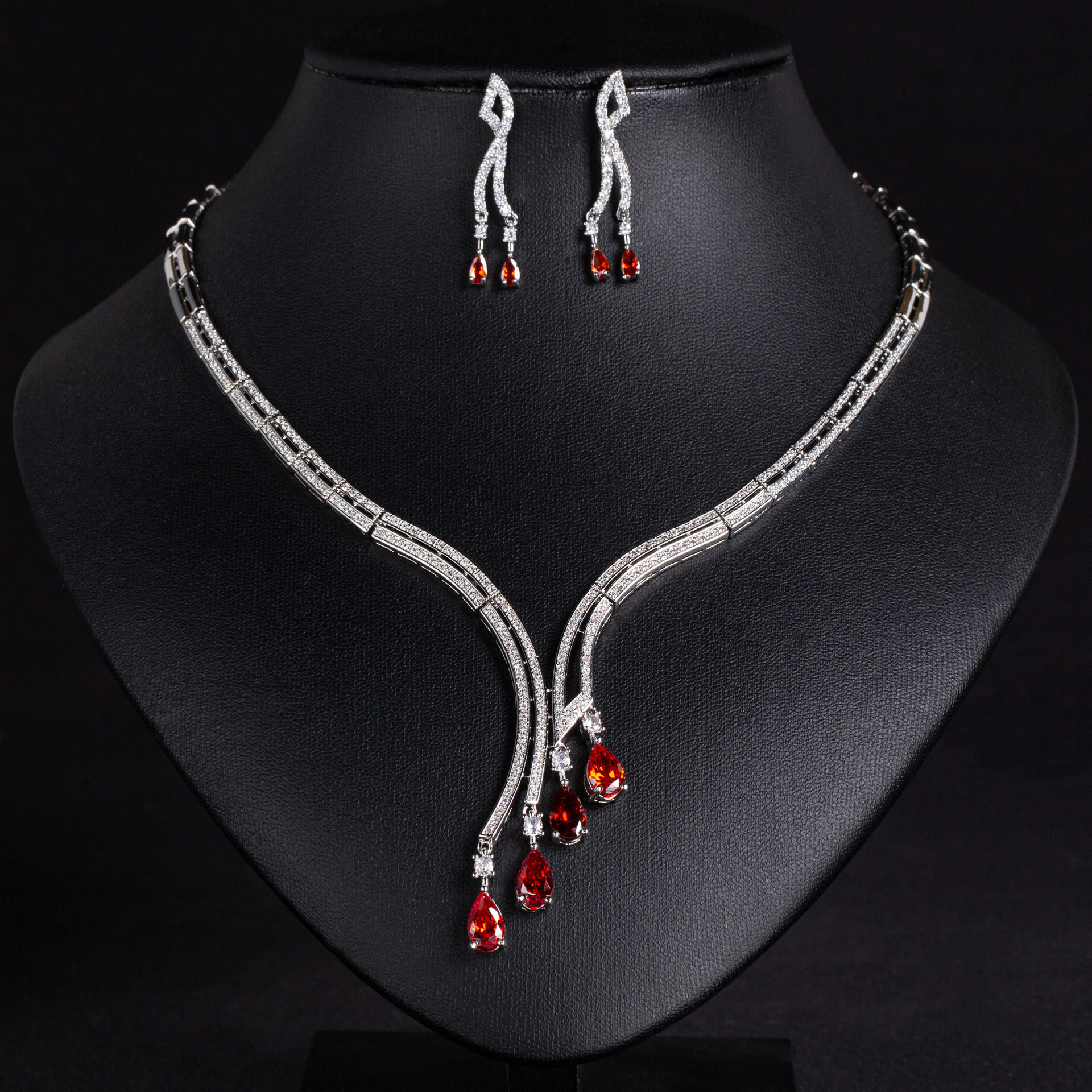 Zircon jewelry set