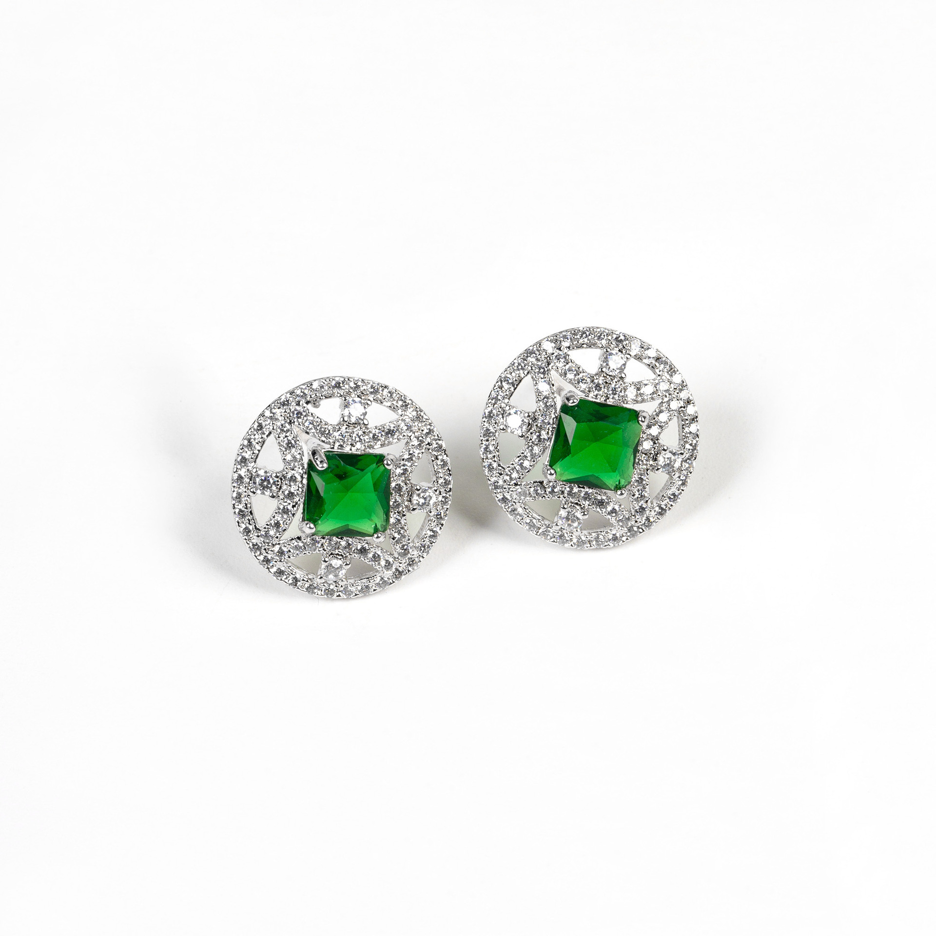 New simple zircon jewelry set