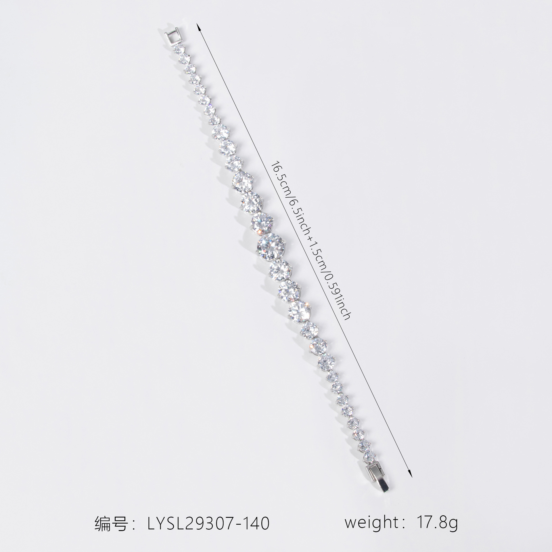 New high quality shiny zircon bracelet