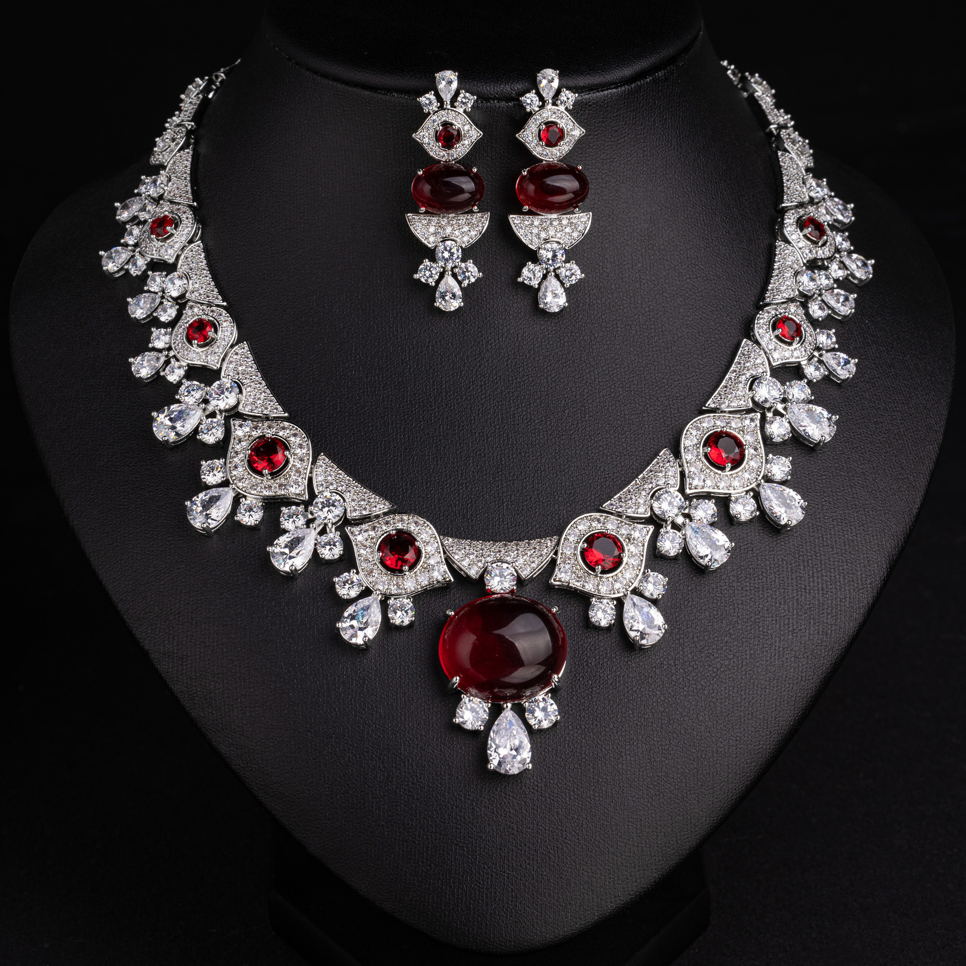 Zircon jewelry set