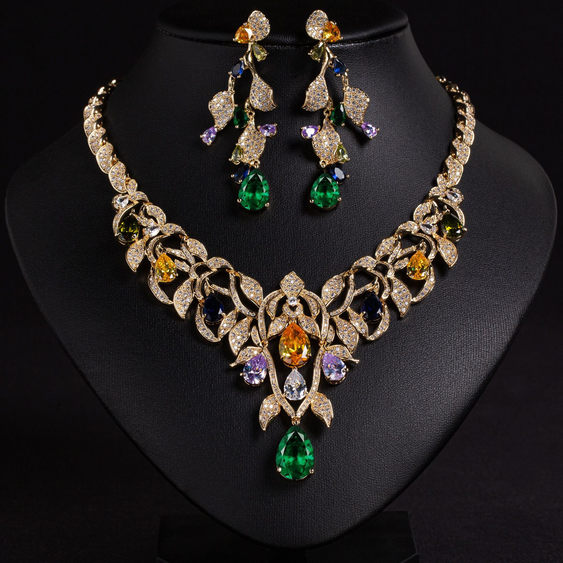 Zircon jewelry set