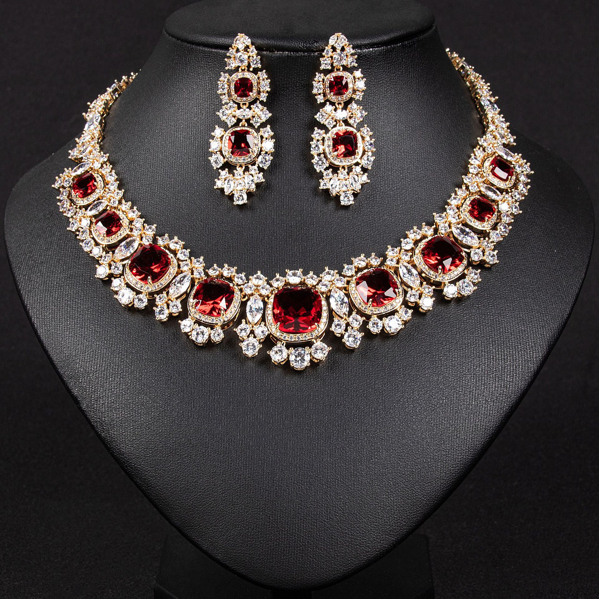 Zircon jewelry set