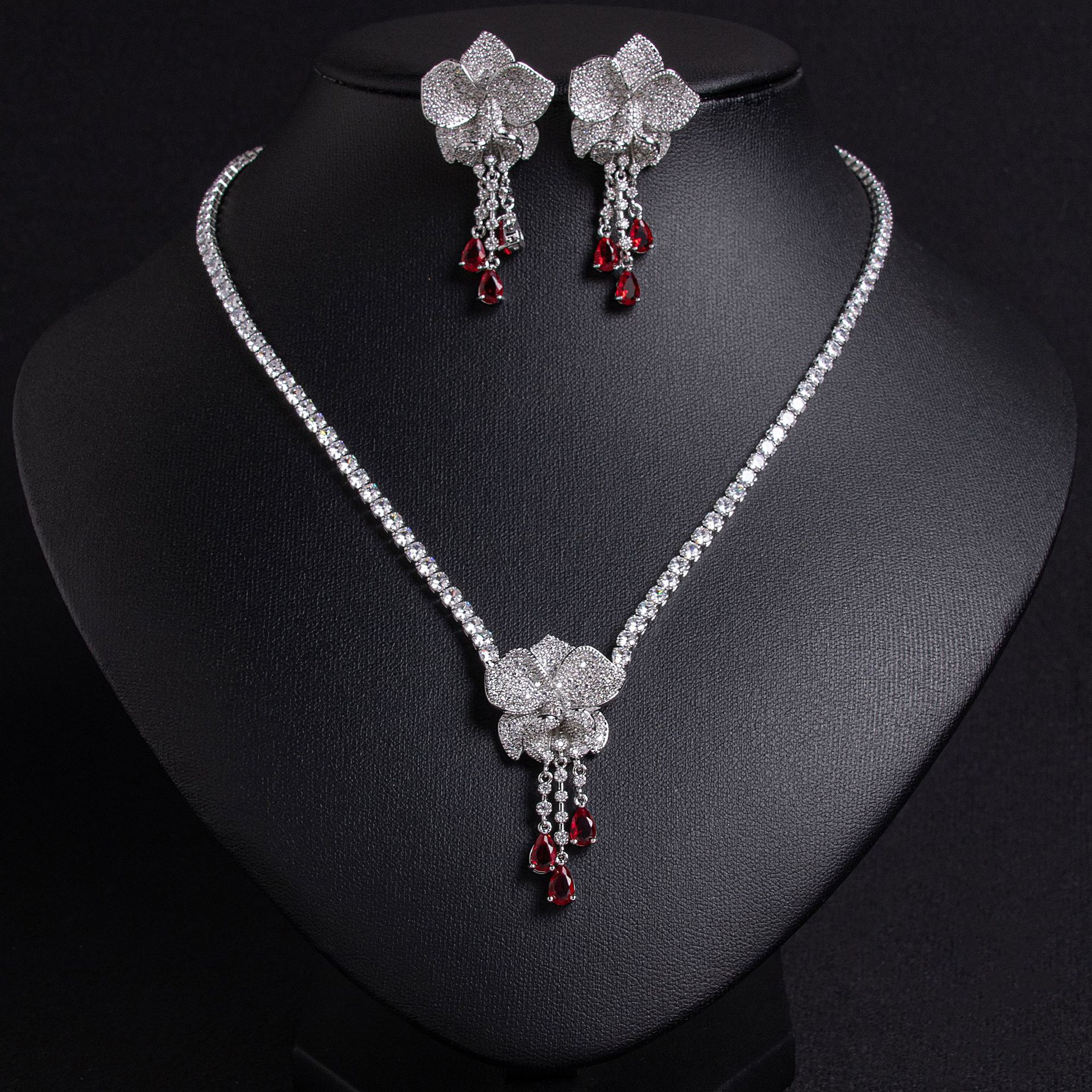 Zircon jewelry set