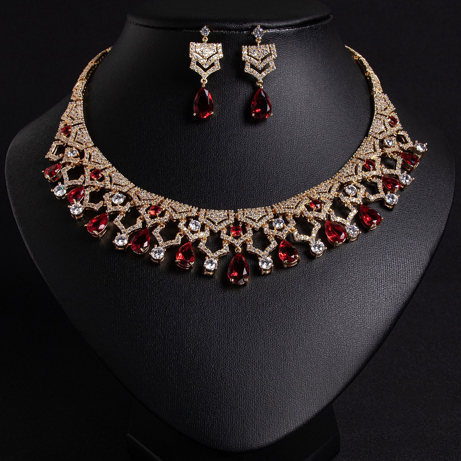 Zircon jewelry set