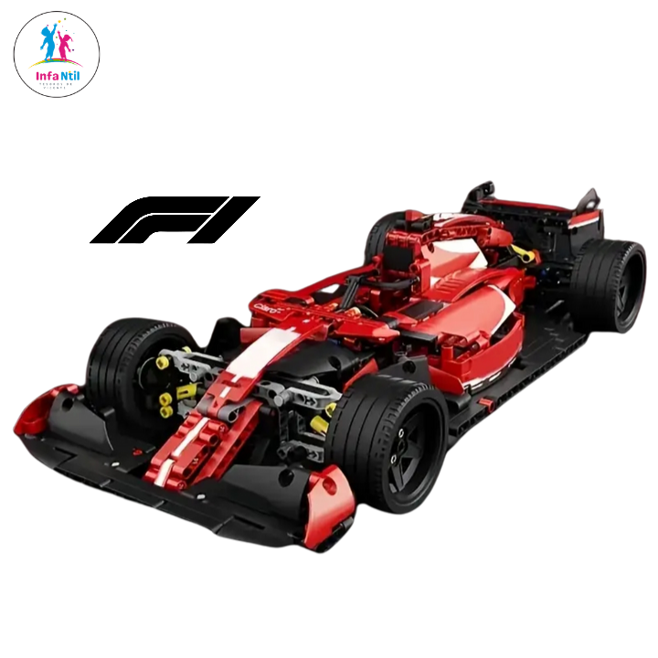 Ferrari Racing Car Building Block Model – 1:12 Scale