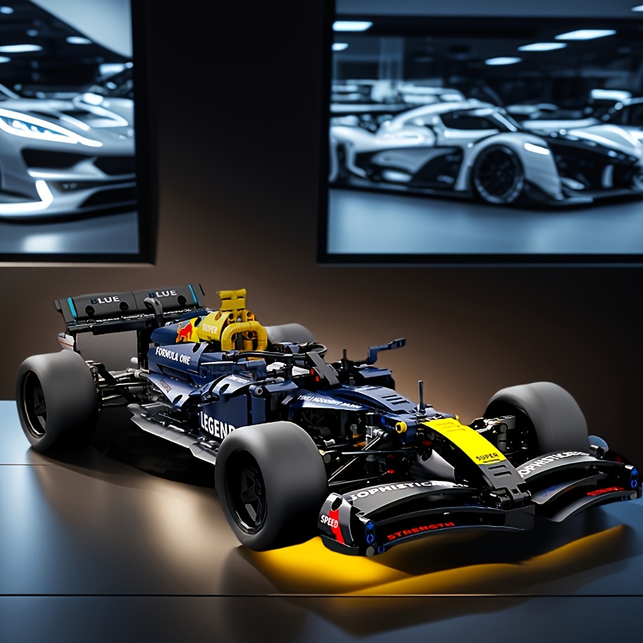 Oracle Red Bull Racing Car Building Block Model – 1:10 Scale
