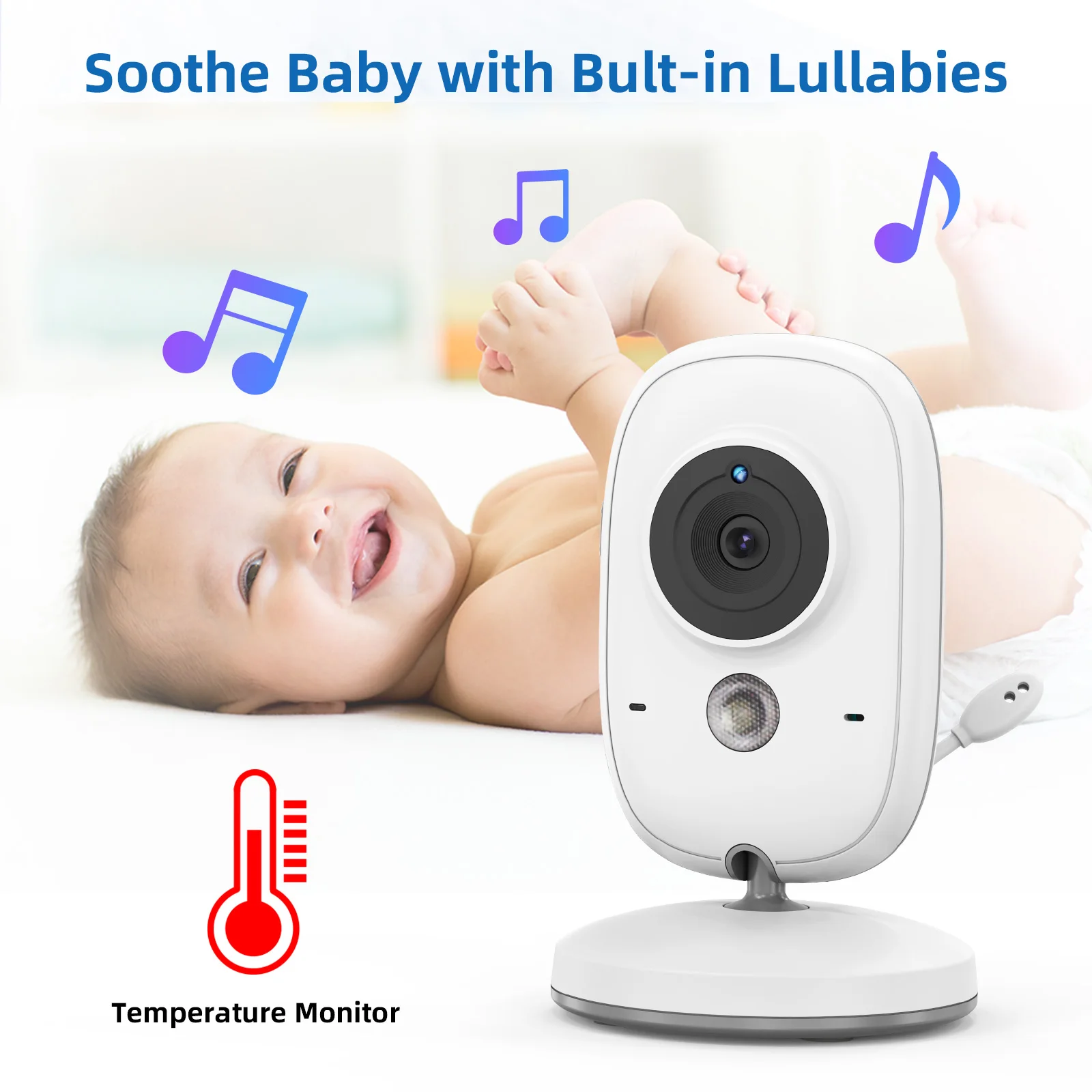 Wireless video baby monitor