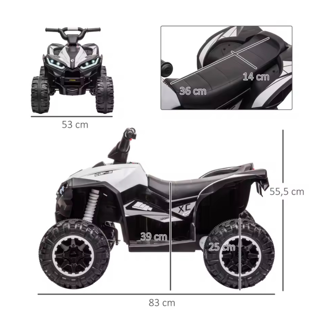 Electric quad for children from 3 to 5 years old