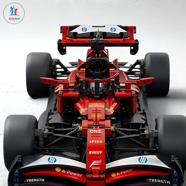 Formula 1 Red Car Model Building Kit – 1:10 Scale