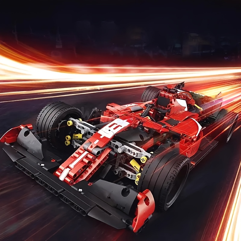 Ferrari Racing Car Building Block Model – 1:12 Scale