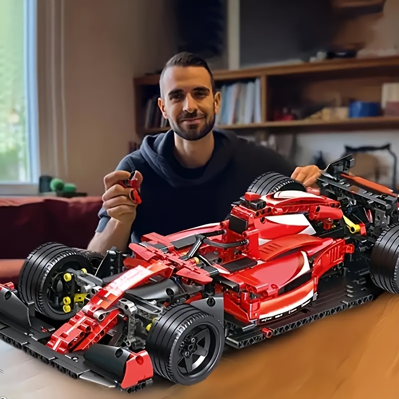 Ferrari Racing Car Building Block Model – 1:12 Scale