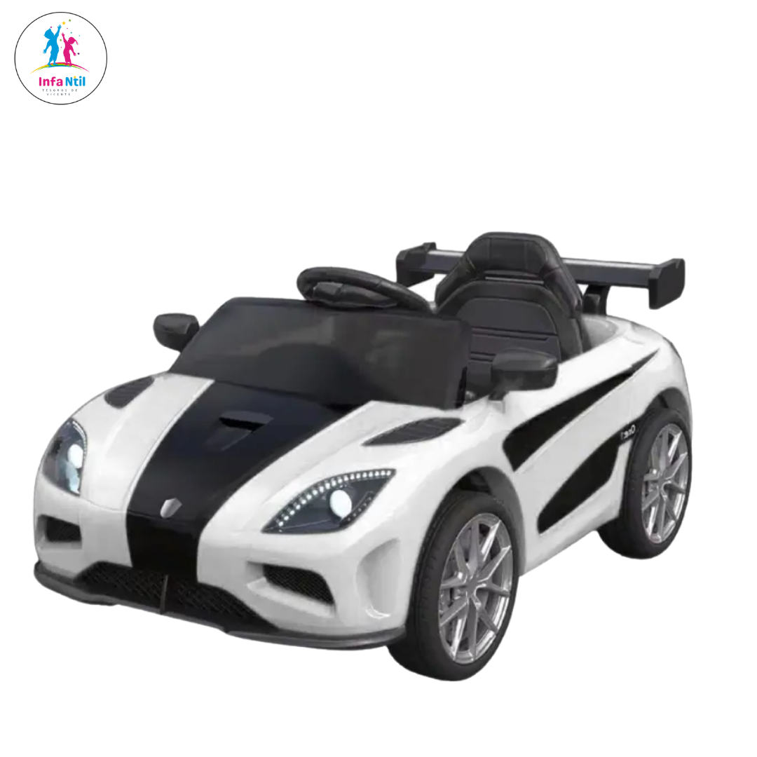 Remote-controlled electric ride-on car for children ages 1 to 4