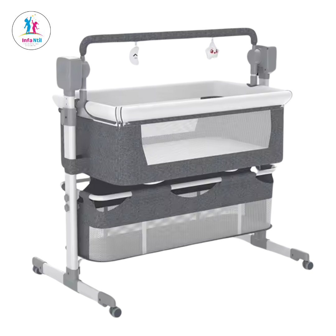 Electric crib with Bluetooth