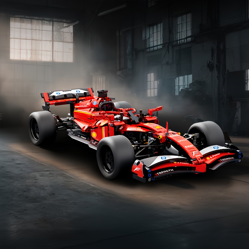 Formula 1 Red Car Model Building Kit – 1:10 Scale