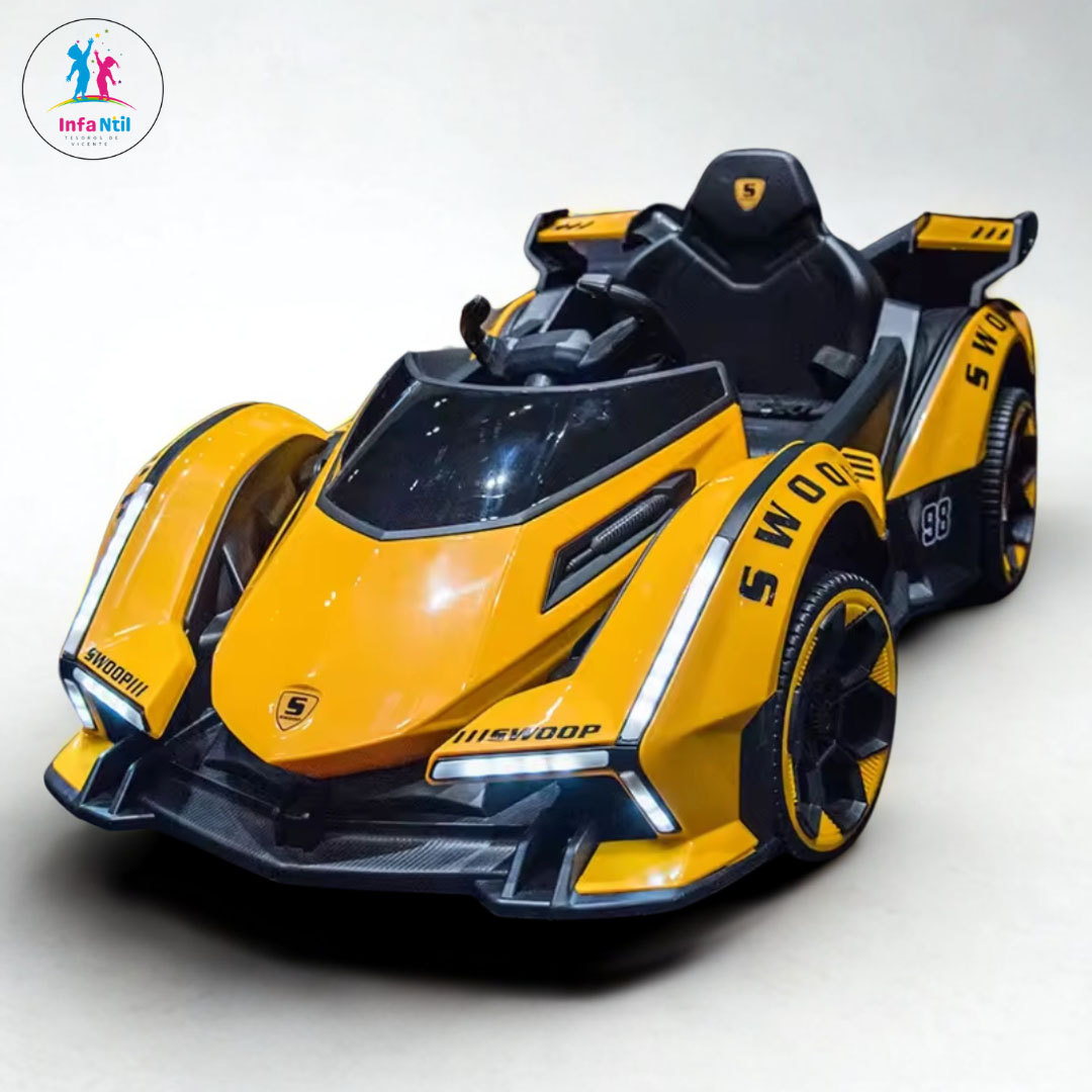 Rechargeable electric car for children aged 1 to 5 years