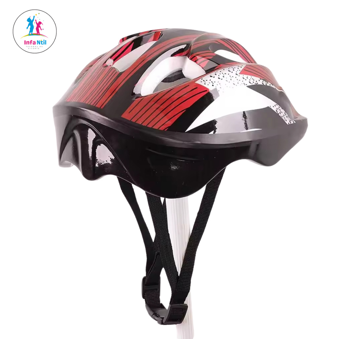 Adjustable children's protective sports set for bicycles, skates and skateboards