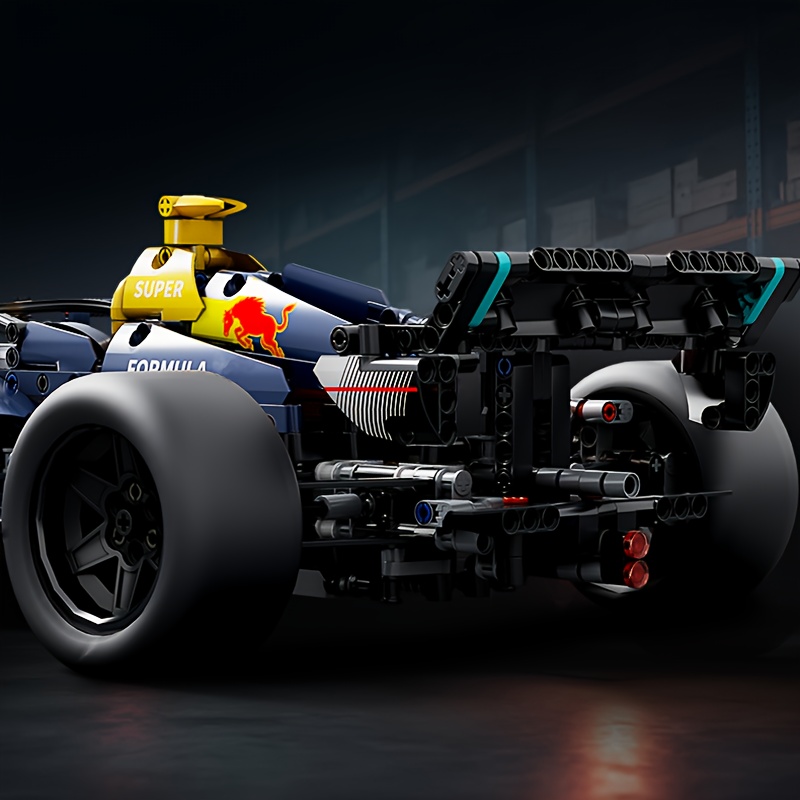 Formula 1 Blue Car Model Building Kit – 1:10 Scale