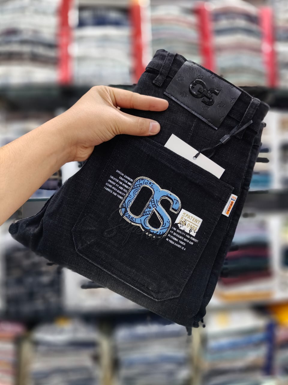 Black Denim Jeans