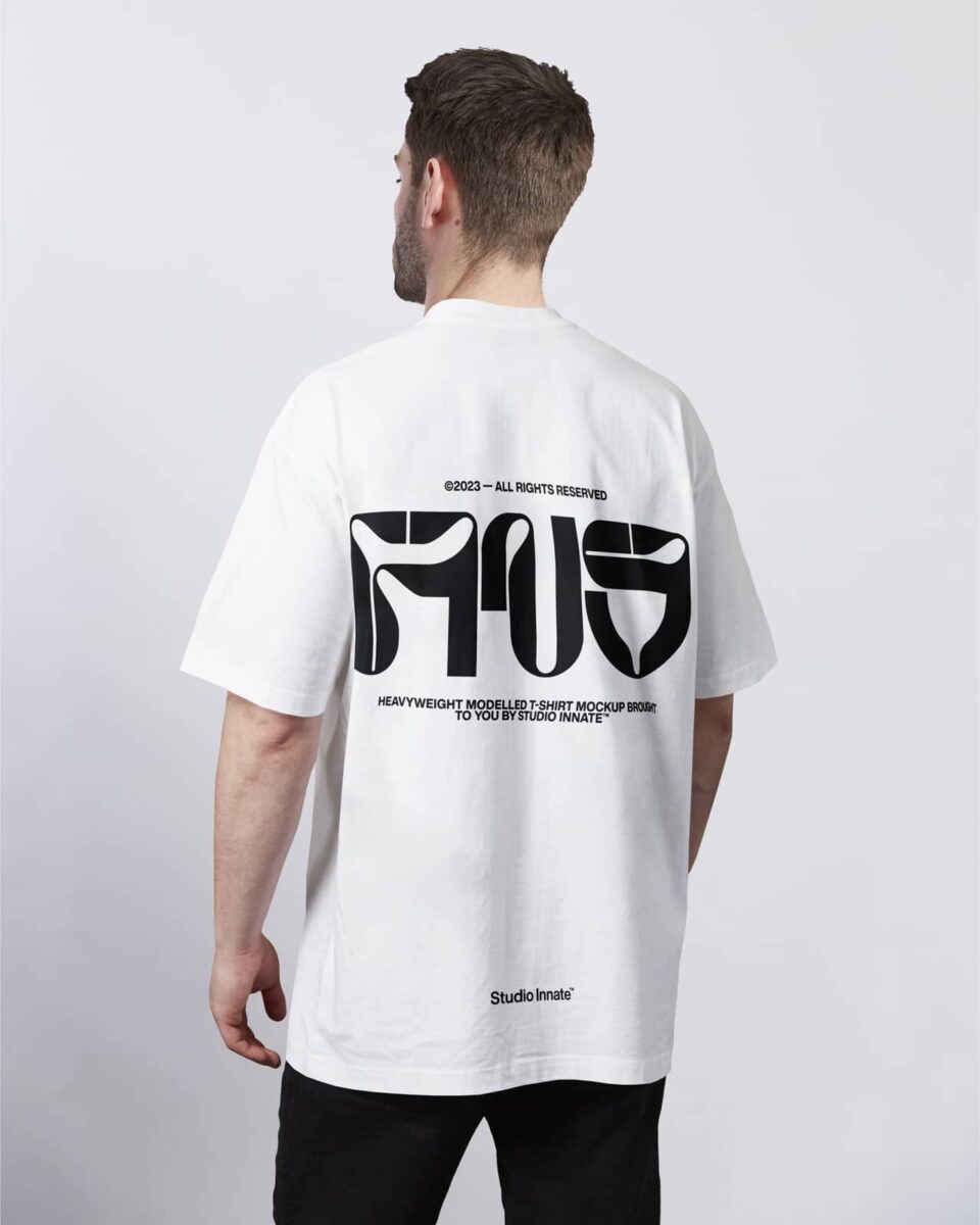 Graphic Print White T-Shirt