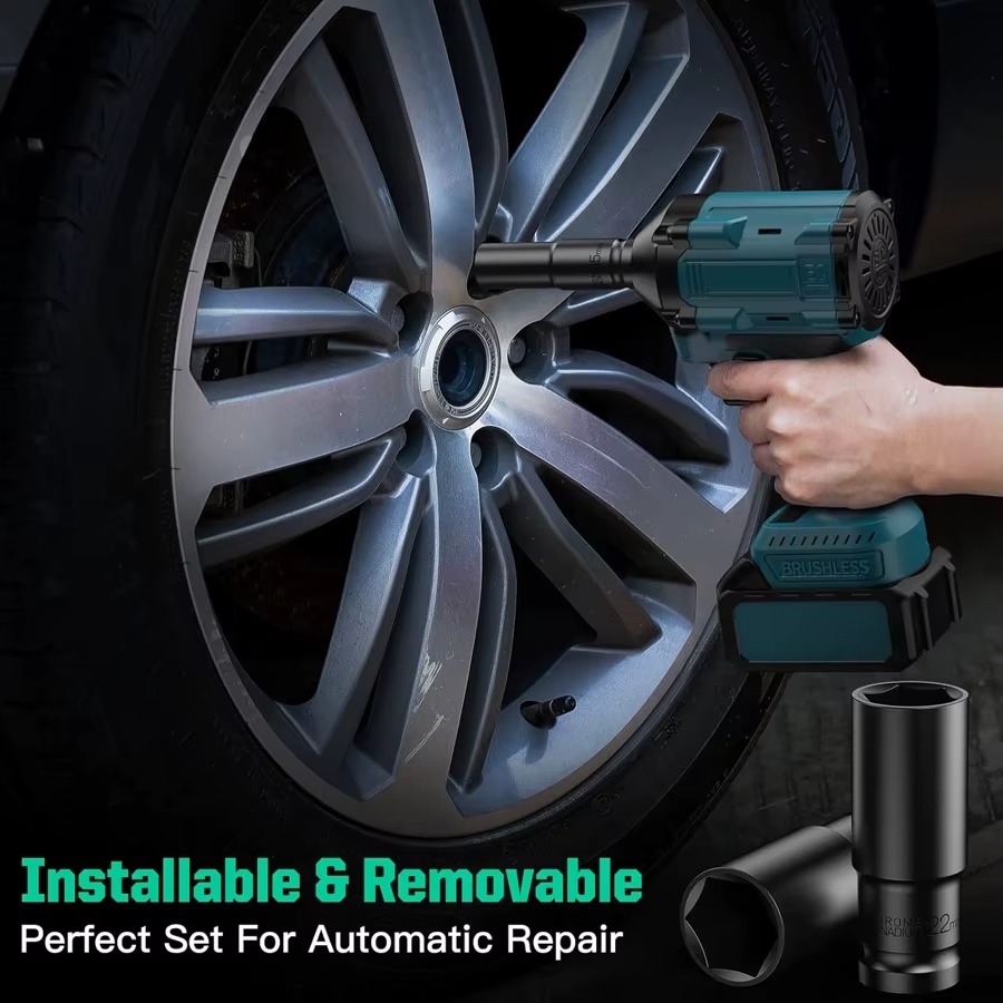 1/2Inch Drive 6-Point Impact Socket Set 10-20 pcs/set 8-32mm 