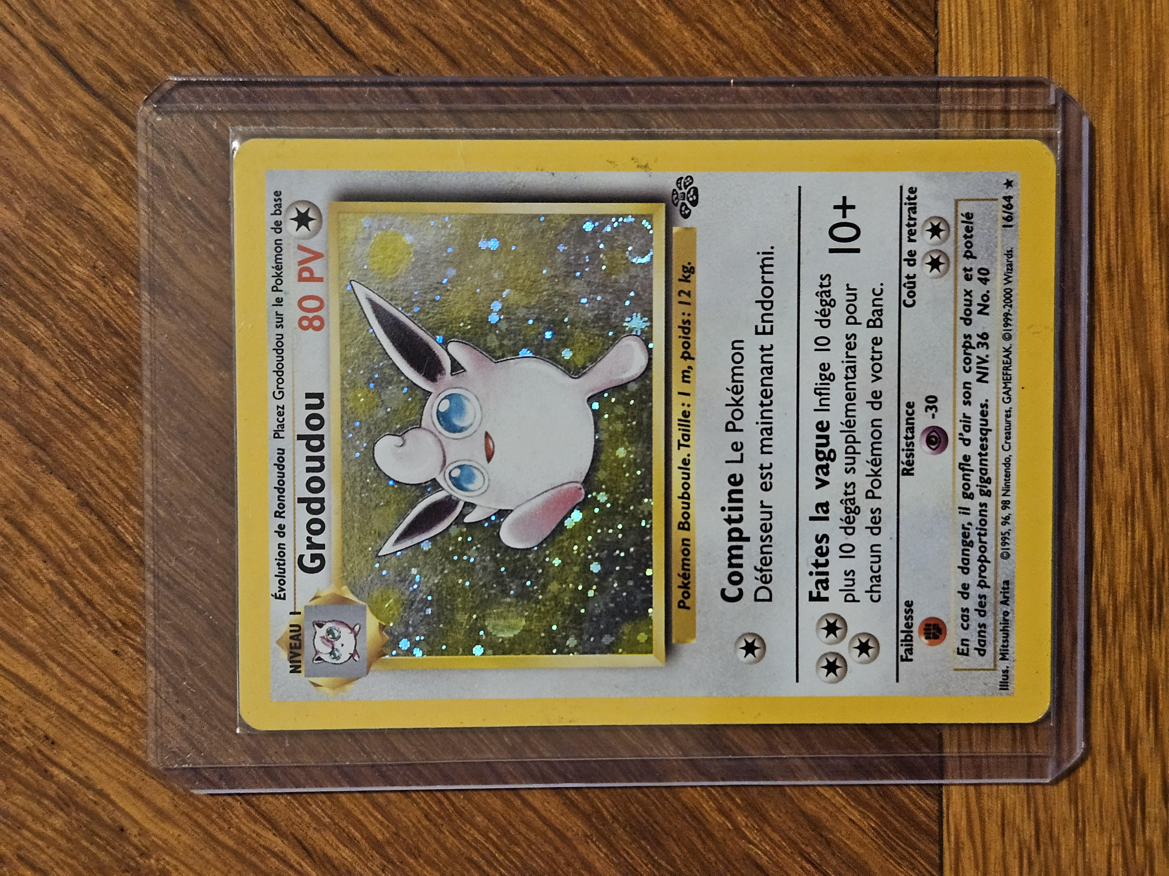 Carte Pokémon Grodoudou Jungle FR