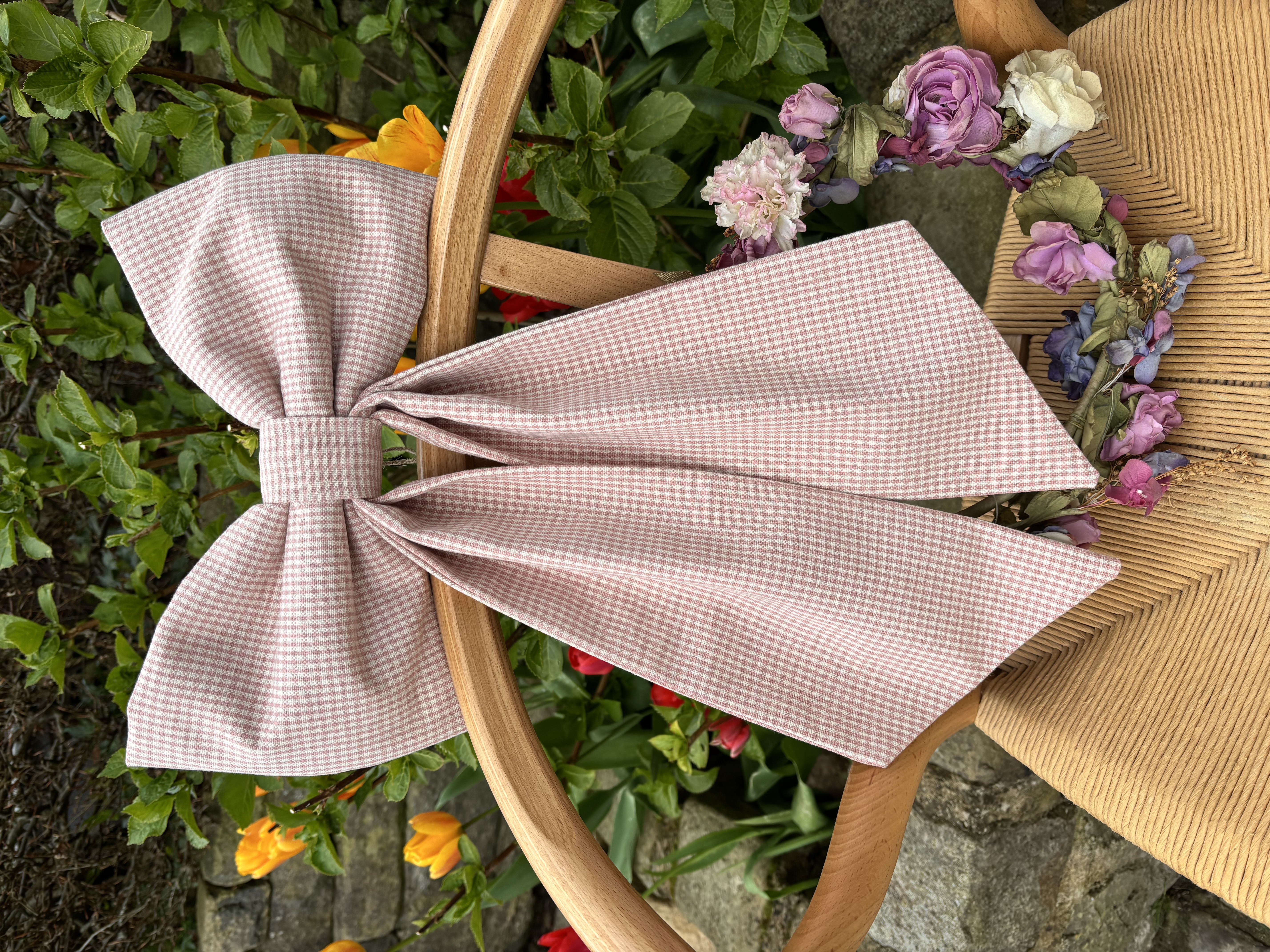 Pink Cotton Bow