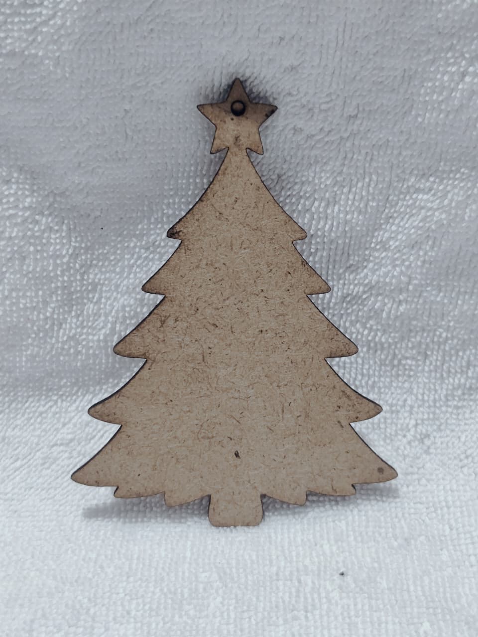 Wooden Christmas Tree Ornament - 4 inch