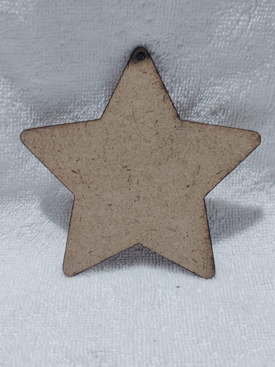 Wooden Star Christmas Ornament  - 4 inch
