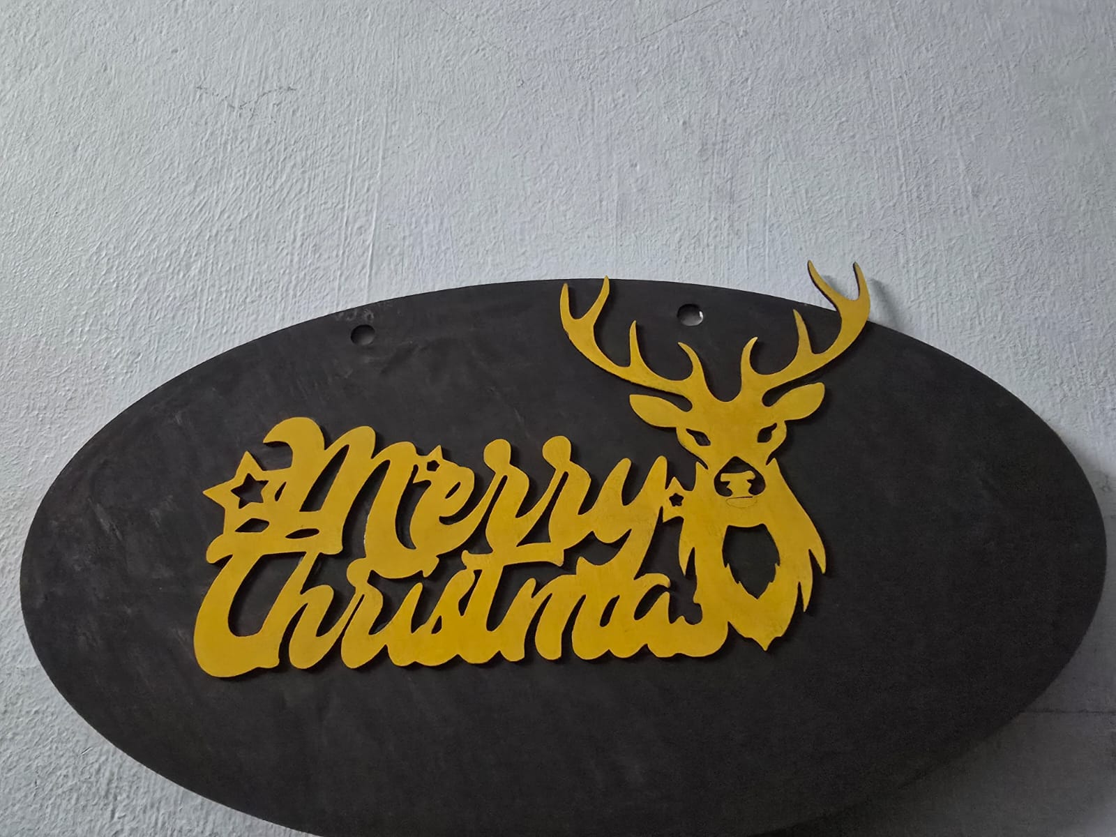 Merry Christmas Wall hanging 3D