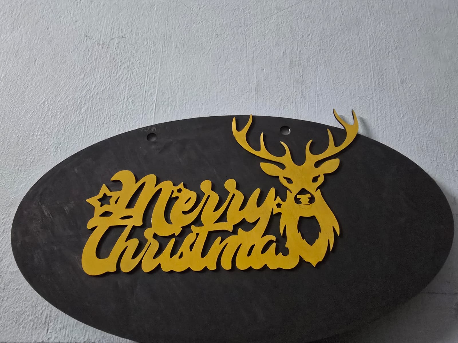 Merry Christmas Wall hanging 3D